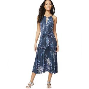 Rachel by Rachel Roy Claudette Tie Front Sleeveless Women’s Midi Dress (Size 0)